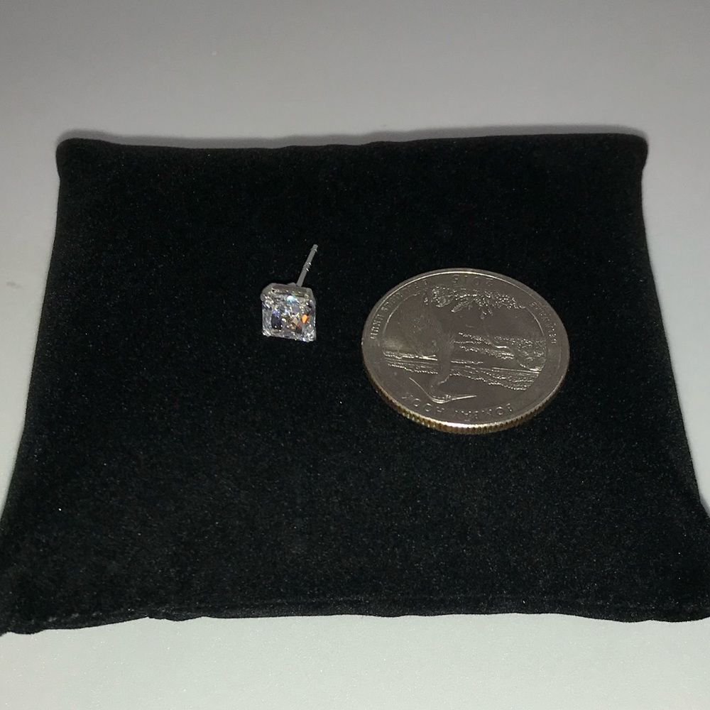 1ct Radiant Cut Earrings - Picture 8 of 16